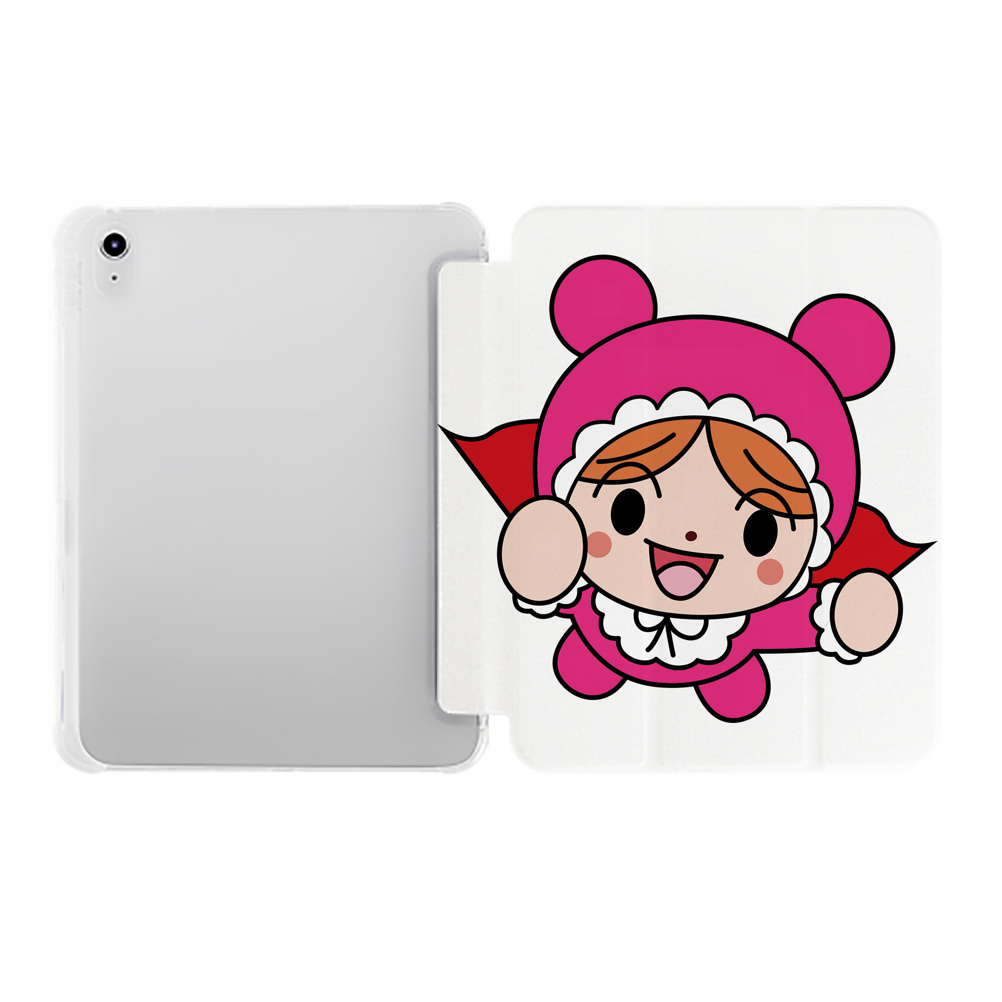 （画像用） アンパンマン Anpanman IPad ケース ペン収納付き 三つ折りスタンド PUレザー×シリコン 対応機種9.5/10.5/10.9インチ
